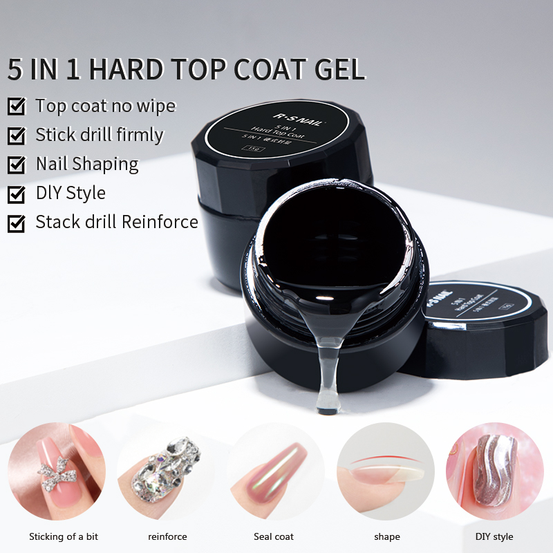 Cucumber Cooling Gel - RSNAIL 5 IN 1 atasan keras