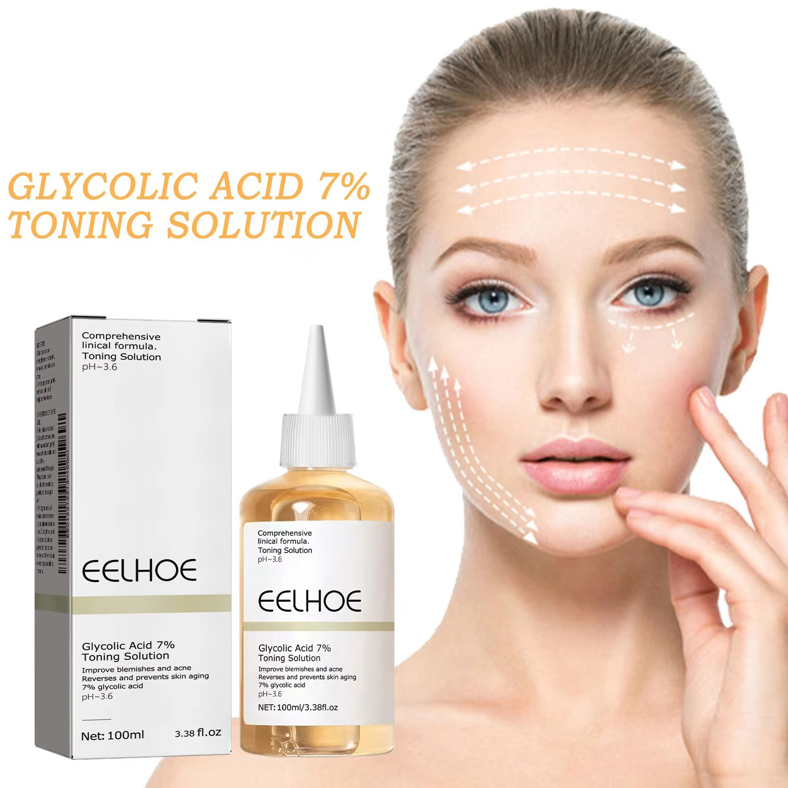 Skincare Skintific - Larutan Toner Asam Glikolat 7% Pengelupas