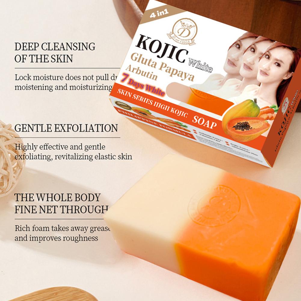 Kojic Acid Soap - Sabun Minyak Esensial Pepaya Kojic Acid