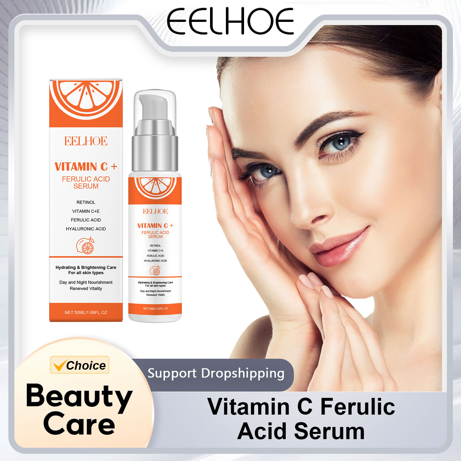 Ferulic Acid Serum - EELHOE Serum Vitamin C E, asam