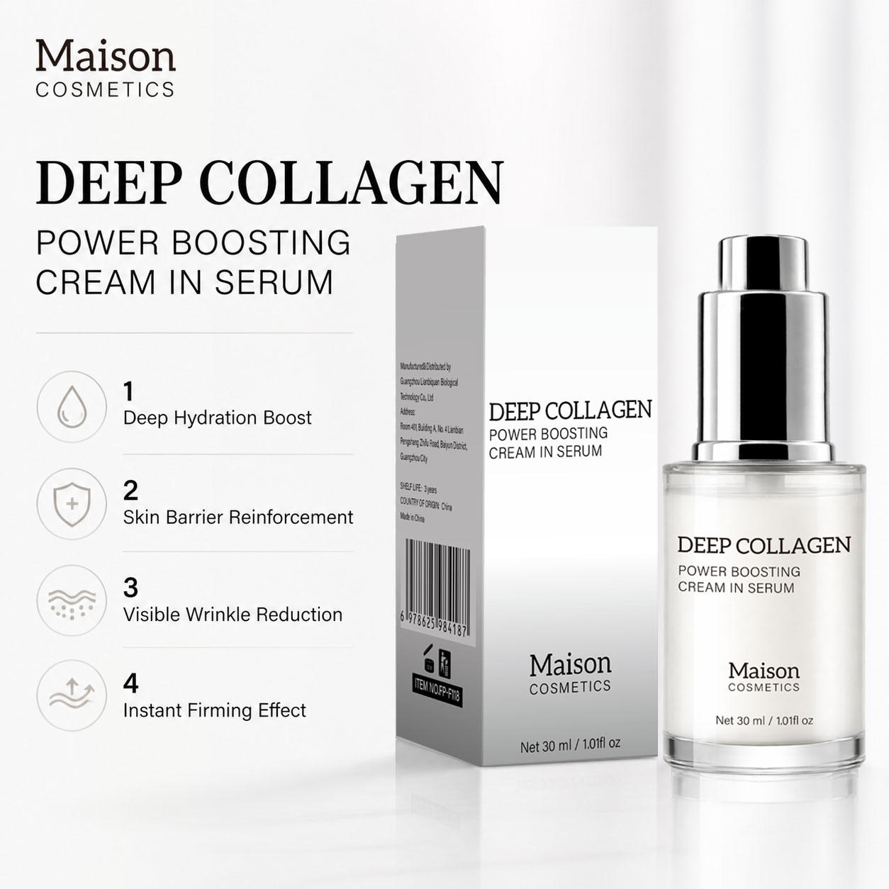 Serum Kolagen Dalam, Serum Wan - Skincare Skintific ulasan dan harga