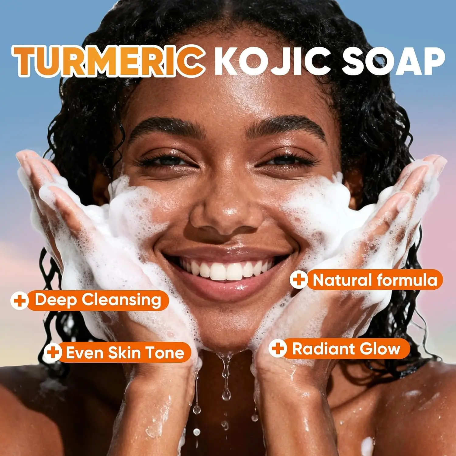 4 Batang Sabun Kunyit Asam Koj - Kojic Acid Soap ulasan dan harga