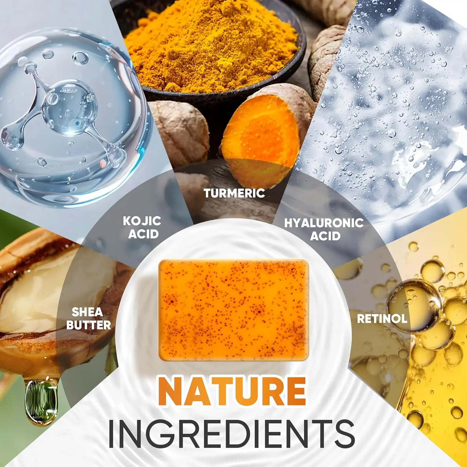 4 Batang Sabun Kunyit Asam Koj - Kojic Acid Soap ulasan dan harga