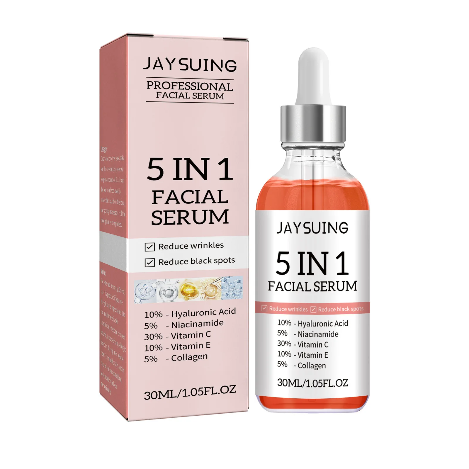 Serum Pelembab wajah, 5 dalam  - Ferulic Acid Serum ulasan dan harga