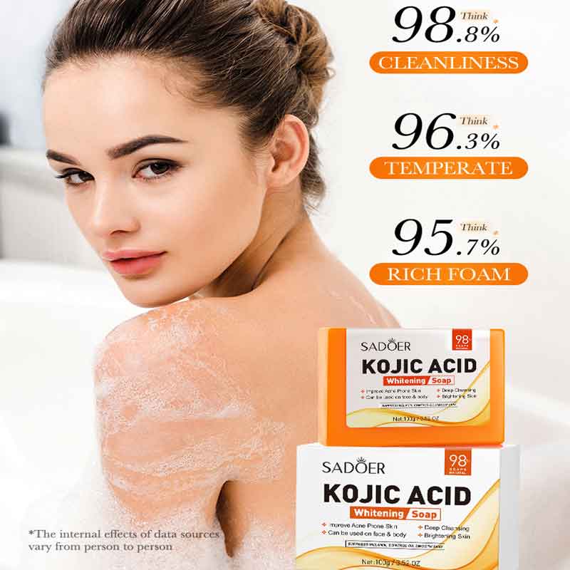 Sabun Pemutih Buatan Tangan Pe - Kojic Acid Soap ulasan dan harga