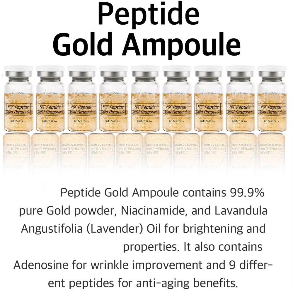Ampul Emas Peptida Korea Pengu - Skincare Whitening ulasan dan harga