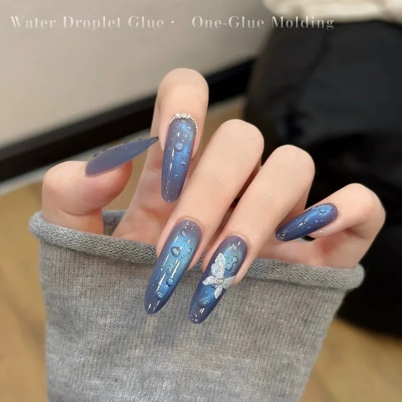 Set Gel Kuku Water Drop 3D Cry - Cucumber Cooling Gel ulasan dan harga