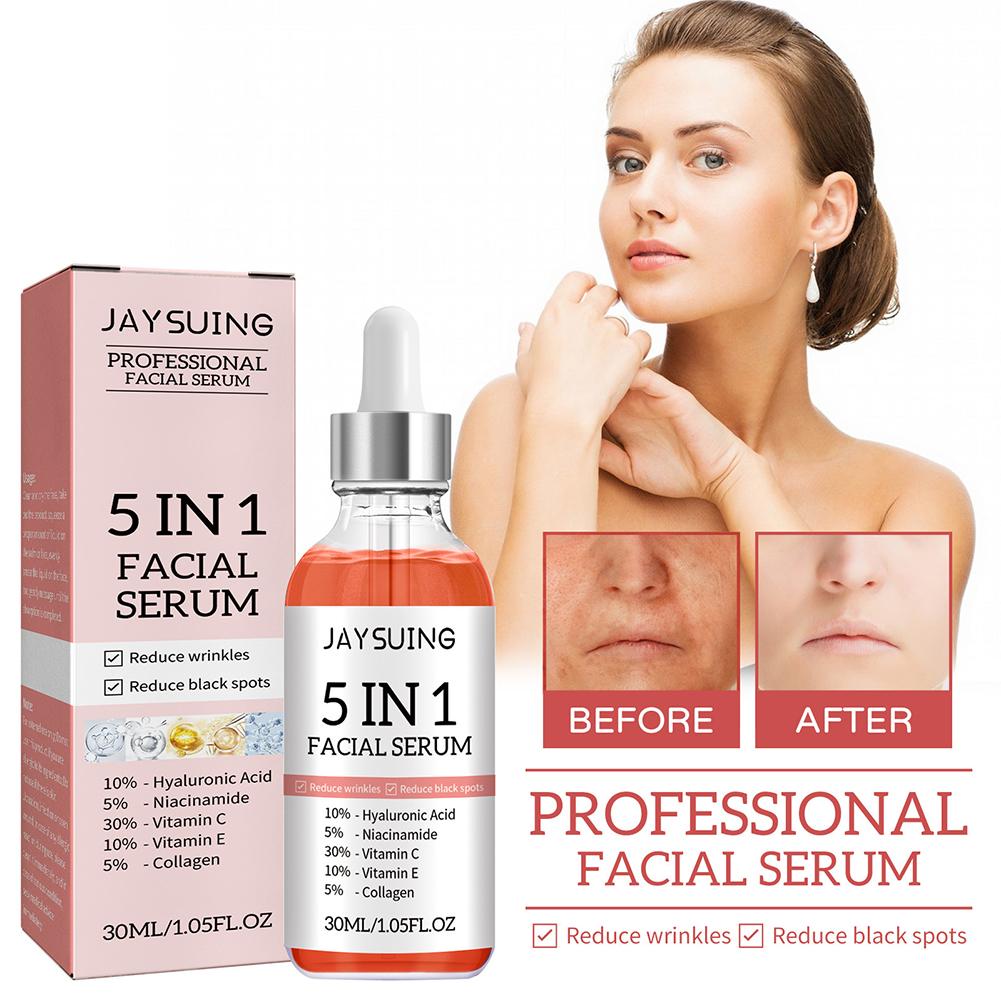 Serum Wajah 30ml 5 In 1, hidra - Ferulic Acid Serum ulasan dan harga