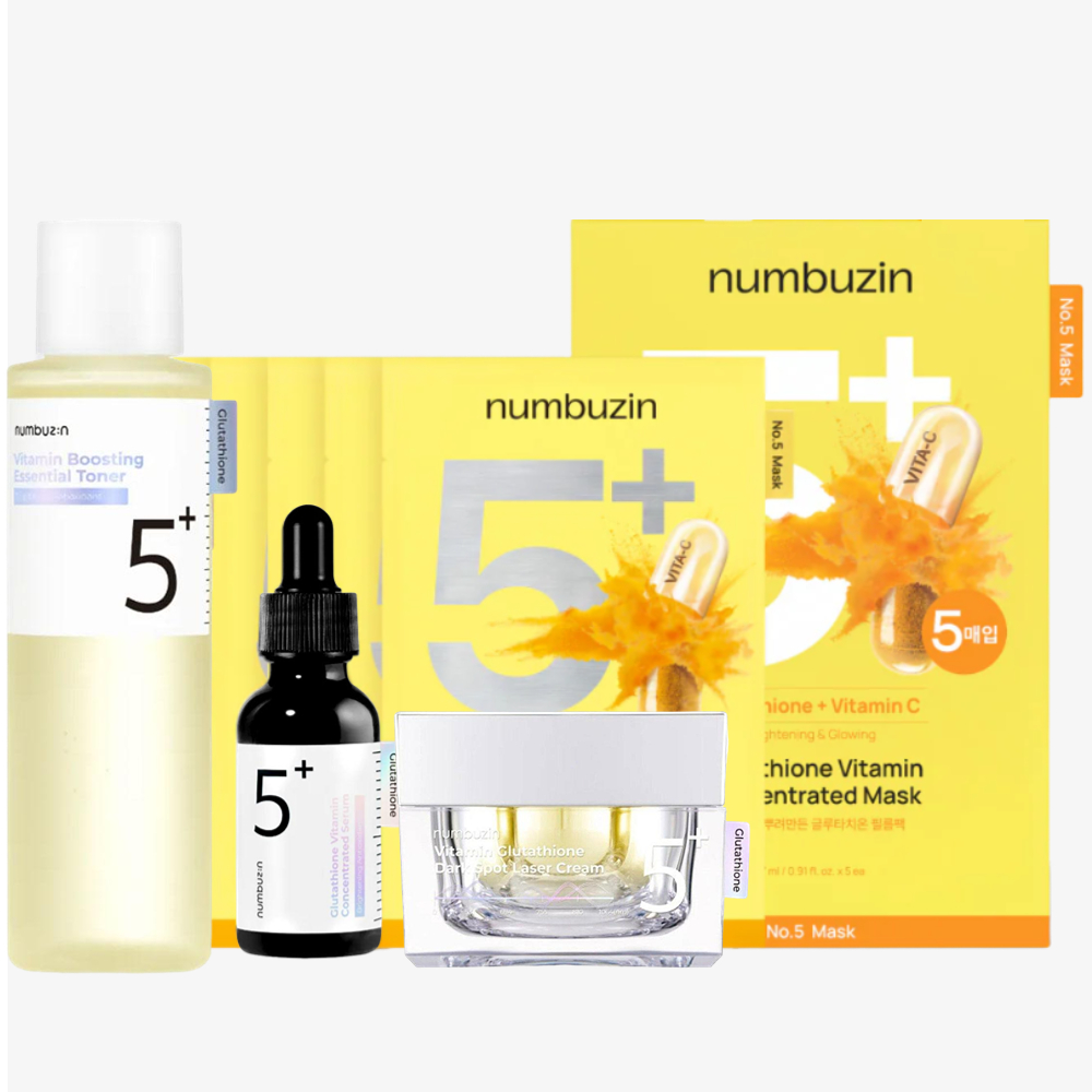 Numbuzin No.5+ Glutathione Vit - Ferulic Acid Serum ulasan dan harga