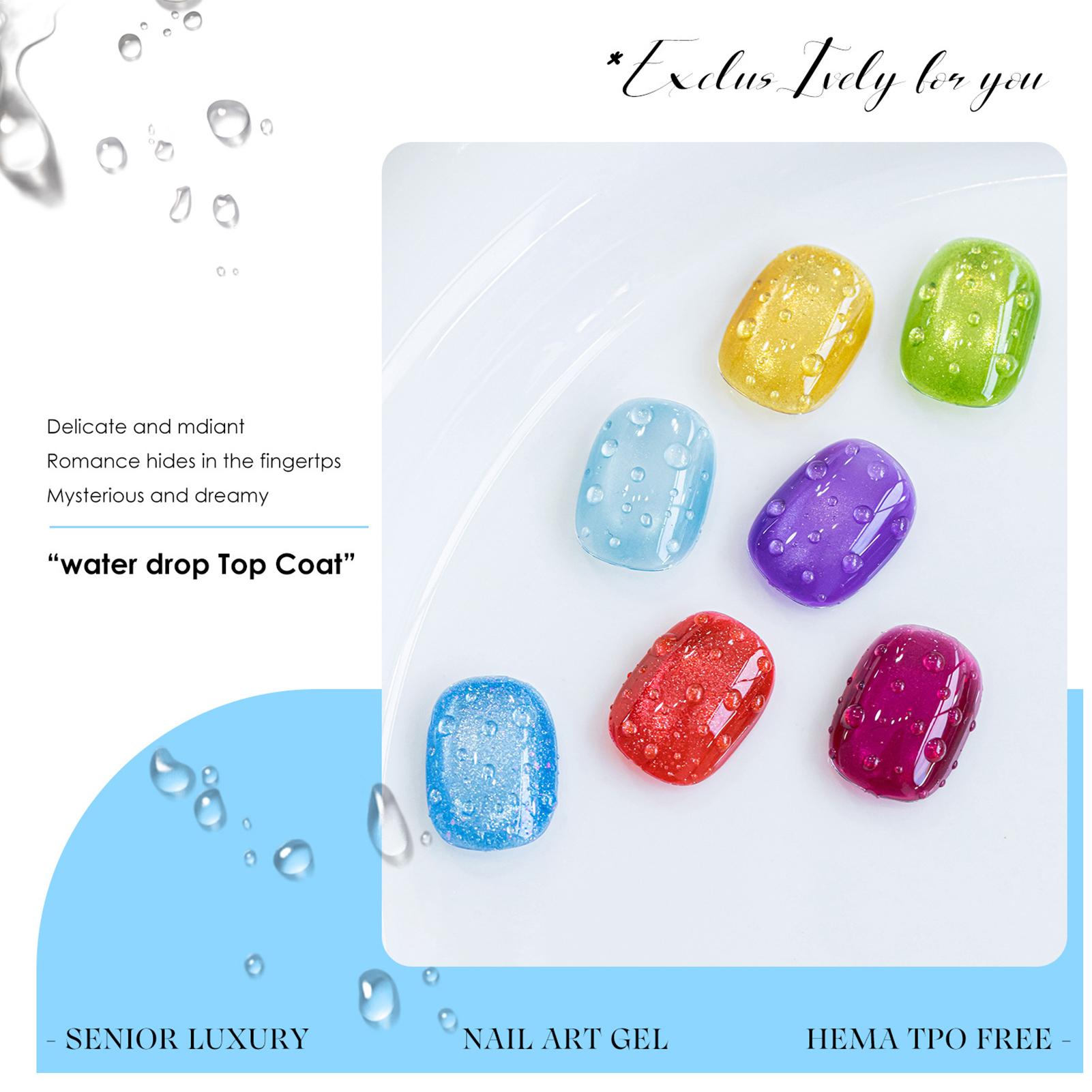 Gel Poles Kuku 3D Water Drople - Cucumber Cooling Gel ulasan dan harga