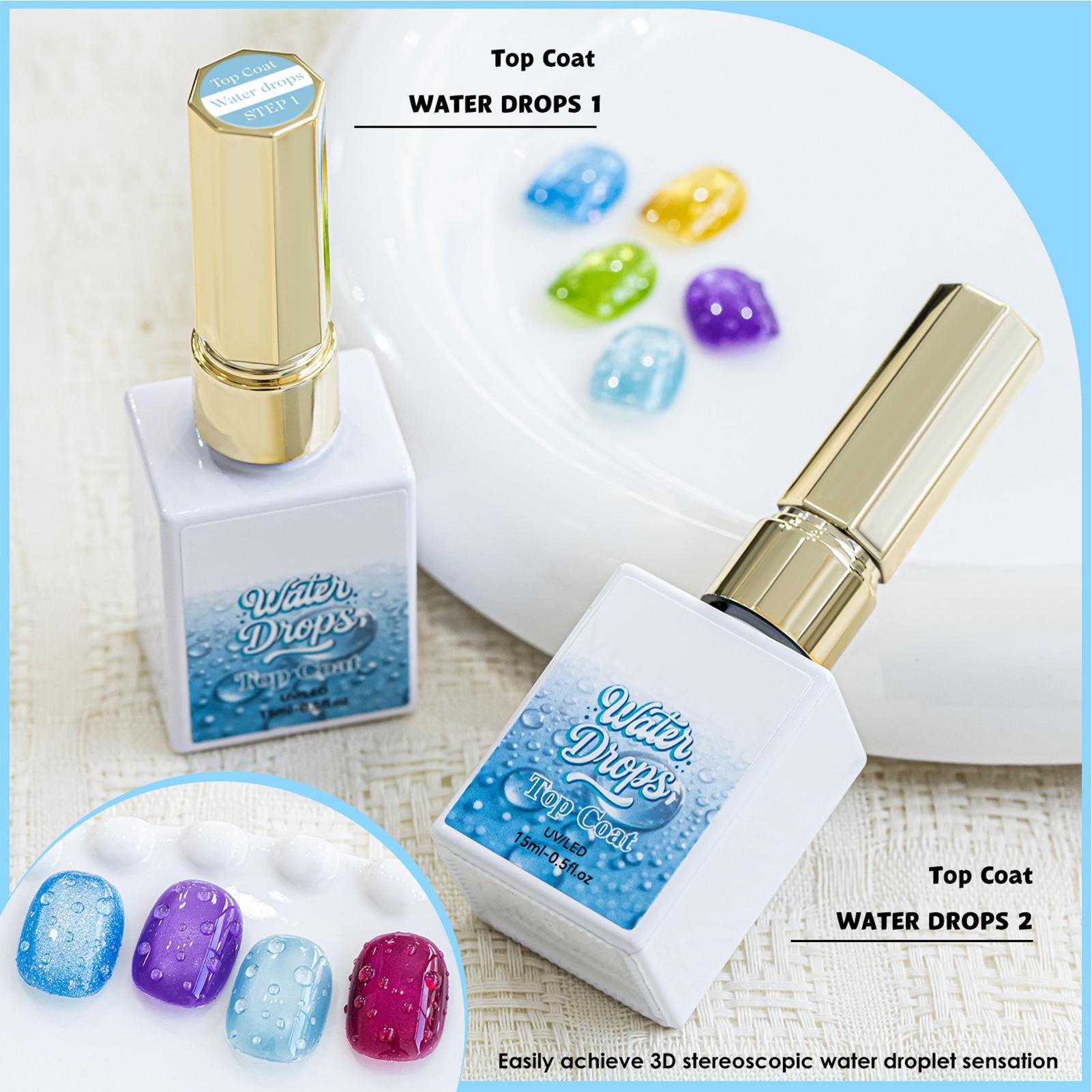 Gel Poles Kuku 3D Water Drople - Cucumber Cooling Gel ulasan dan harga