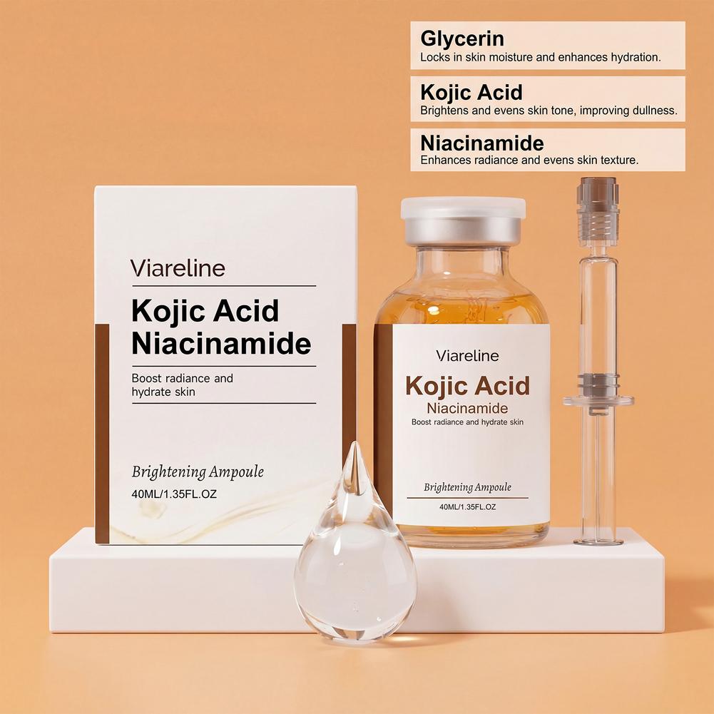 Ampul Esens Wajah Asam Kojic N - Ferulic Acid Serum ulasan dan harga