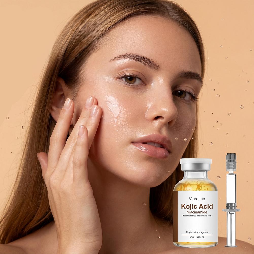 Ampul Esens Wajah Asam Kojic N - Ferulic Acid Serum ulasan dan harga