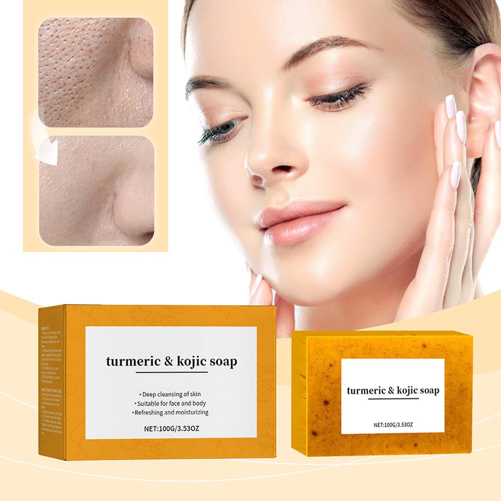 Sabun Buatan Tangan Kunyit 100 - Kojic Acid Soap ulasan dan harga